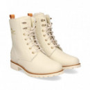Botin Cordon Napa Blanco  PANAMA JACK