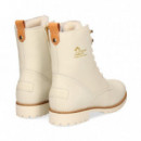 Botin Cordon Napa Blanco  PANAMA JACK