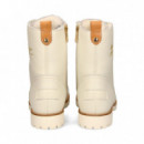 Botin Cordon Napa Blanco  PANAMA JACK