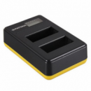 PATONA Cargador Dual Lcd USB para Canon LP-E17