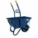 Carro Chino 1 Rueda Brazo Abatible 100 Lt de Capacidad hasta 210 Kg de Carga Rueda Impinchable, el Conjunto Pesa 23 Kg