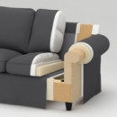 Ektorp Funda Sofa 2 Plazas Hallarp Beige  IKEA