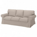 Ektorp Funda Sofa 3 Plazas Totebo Beige Claro  IKEA
