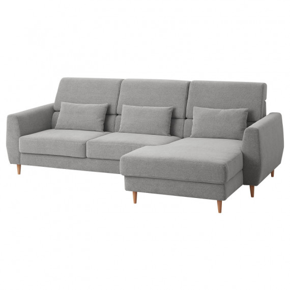 Slatorp Sofa 3 Plazas con Divan Derecha Tallmyra Blanco/negro  IKEA