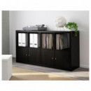 Kallax Estanteria 77X147 Negro-marron  IKEA