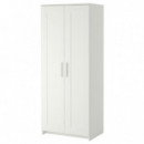 Brimnes Armario 2 Puertas 78X190 Blanco  IKEA