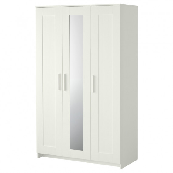 Brimnes Armario 3 Puertas 117X190 Blanco  IKEA