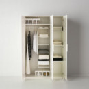 Brimnes Armario 3 Puertas 117X190 Blanco  IKEA
