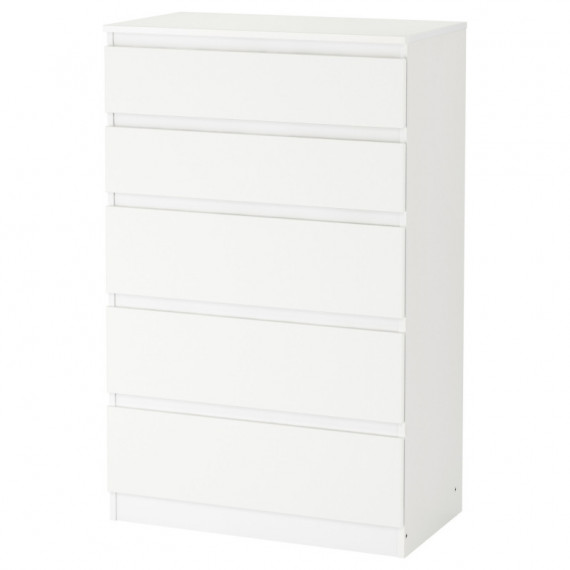 Kullen Comoda 5 Cajones 70X112 Blanco  IKEA