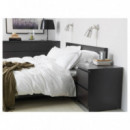 Malm Comoda 2 Cajones 40X55 Negro-marron  IKEA
