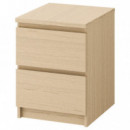 Malm Comoda 2 Cajones 40X55 Roble  IKEA