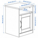 Songesand Mesa Noche 42X40 Blanco  IKEA