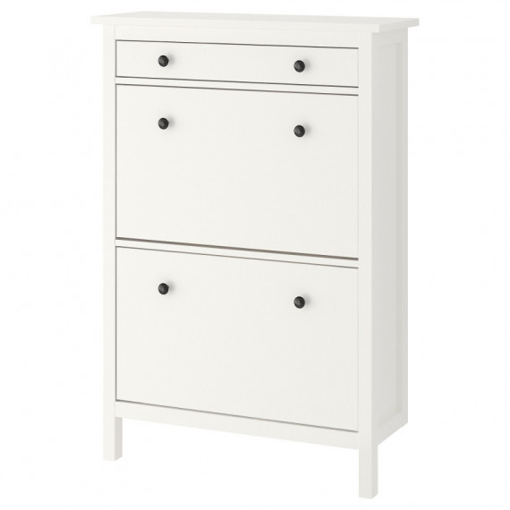 Hemnes Zapatero 2 Compartimentos 89X30X127 Blanco  IKEA