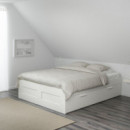 Brimnes Cama/almacenaje 140X200 Blanco  IKEA