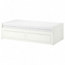 Brimnes 80X200 Divan Cajones Blanco  IKEA