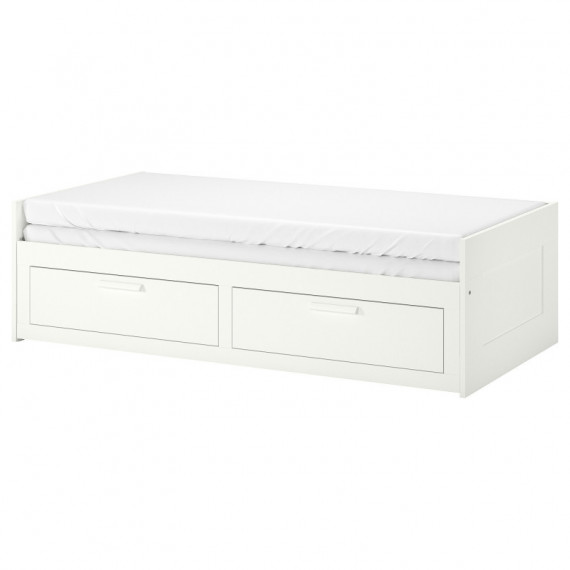 Brimnes 80X200 Divan Cajones Blanco  IKEA