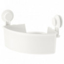 Tisken Estante Esquina/ventosa Blanco  IKEA