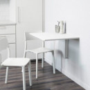 Norberg Mesa Pared Abatible 74X60 Blanco  IKEA