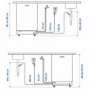 Rengora (w) Lavavaj 60 Integrado 300  IKEA
