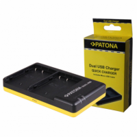 PATONA Dual USB Cargador Compatible con Batería Panasonic Dmw BLF19 1942