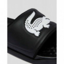 Chanclas Croco Dualiste Synthetic Logo de LACOSTE
