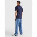 Camiseta Classic Athletic Twisted Logo Tommy Jeans  TOMMY HILFIGER