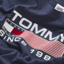 Camiseta Classic Athletic Twisted Logo Tommy Jeans  TOMMY HILFIGER