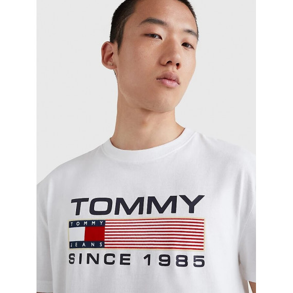 Camiseta Classic Athletic Twisted Logo Tommy Jeans  TOMMY HILFIGER