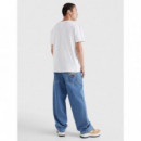 Camiseta Classic Athletic Twisted Logo Tommy Jeans  TOMMY HILFIGER