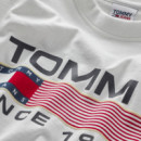 Camiseta Classic Athletic Twisted Logo Tommy Jeans  TOMMY HILFIGER