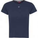 Camiseta Essential Rib de Tommy Jeans  TOMMY HILFIGER