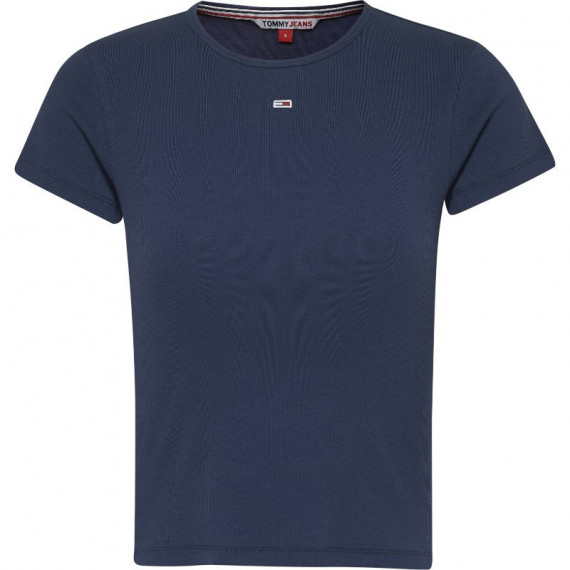 Camiseta Essential Rib de Tommy Jeans  TOMMY HILFIGER