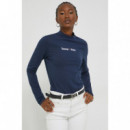 Body de Manga Larga Serif Linear de Tommy Jeans  TOMMY HILFIGER