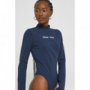Body de Manga Larga Serif Linear de Tommy Jeans  TOMMY HILFIGER