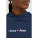 Body de Manga Larga Serif Linear de Tommy Jeans  TOMMY HILFIGER