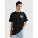 Camiseta TOMMY JEANS Back Logo Negra