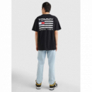 Camiseta TOMMY JEANS Back Logo Negra