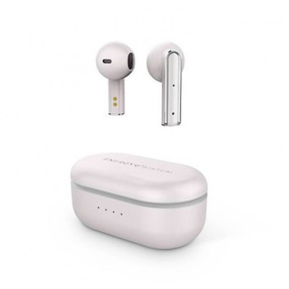 ENERGY SISTEM Auriculares con Micro Style 4 Cream BLUETOOTH 5.0/HASTA 25H/MIC. Integrado/usb-c/estuche de Carga