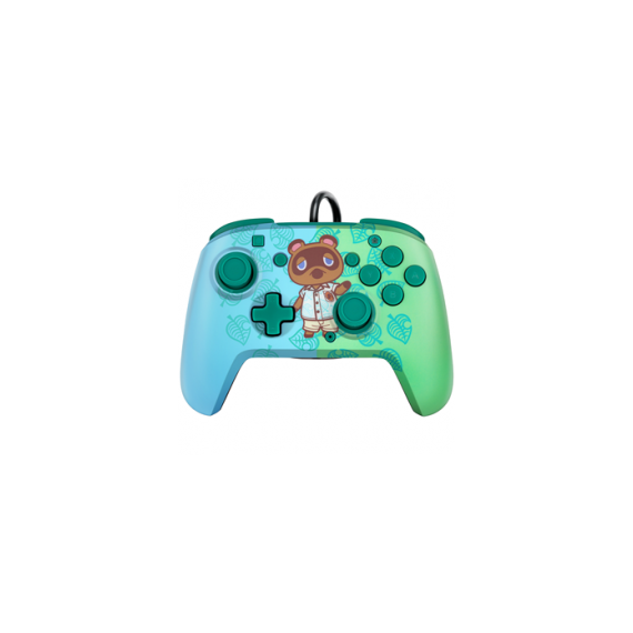 Mando Animal Crossing Tom Nook Wired Faceoff Deluxe+audio PDP Switch