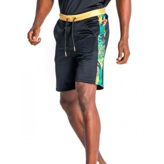 Bermuda Gianni Kavanagh floral negra PB