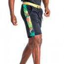 Bermuda Gianni Kavanagh floral negra PB