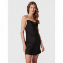 Vestido Lencero con Tiras de Strass Saga Primrose de ONLY