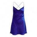 Vestido Lencero con Tiras de Strass Saga Primrose de ONLY