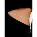 Vestido Cut Out de Manga Larga en Terciopelo Smooth Velvet de ONLY