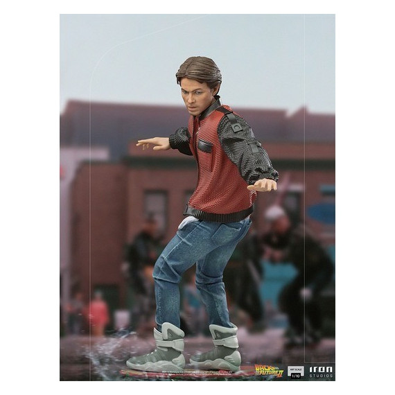 Figura Marty Mcfly Regreso Al Futuro Ii  IRON STUDIOS