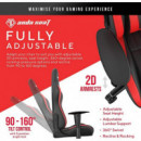 Silla Axe Series Racing Style Black & Red  ANDASEAT