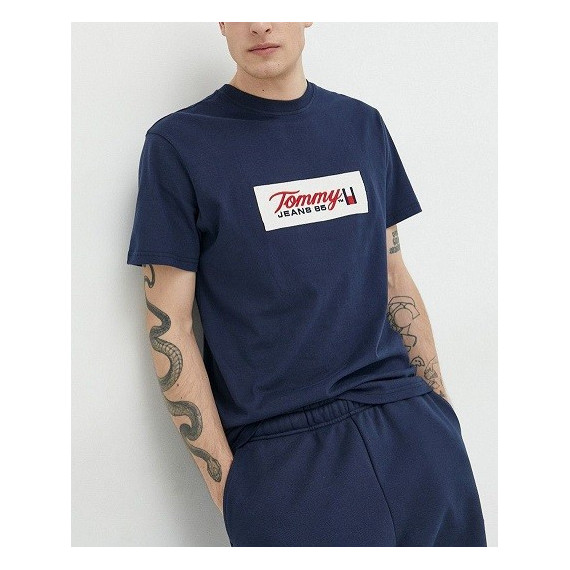 Camiseta TOMMY JEANS Retro Azul Marina