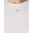 Camiseta TOMMY JEANS Blanca Canalé