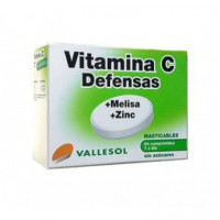 Vallesol Vitamina C Defensas + Melisa + Zinc 24  FAES FARMA