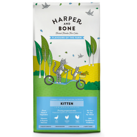 HARPER & BONE Gato Kitten Flavours Of The Farm 2 Kg